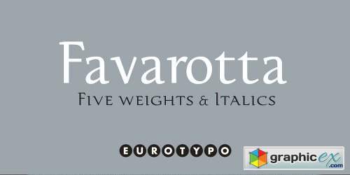 Favarotta Font Family - 10 Fonts