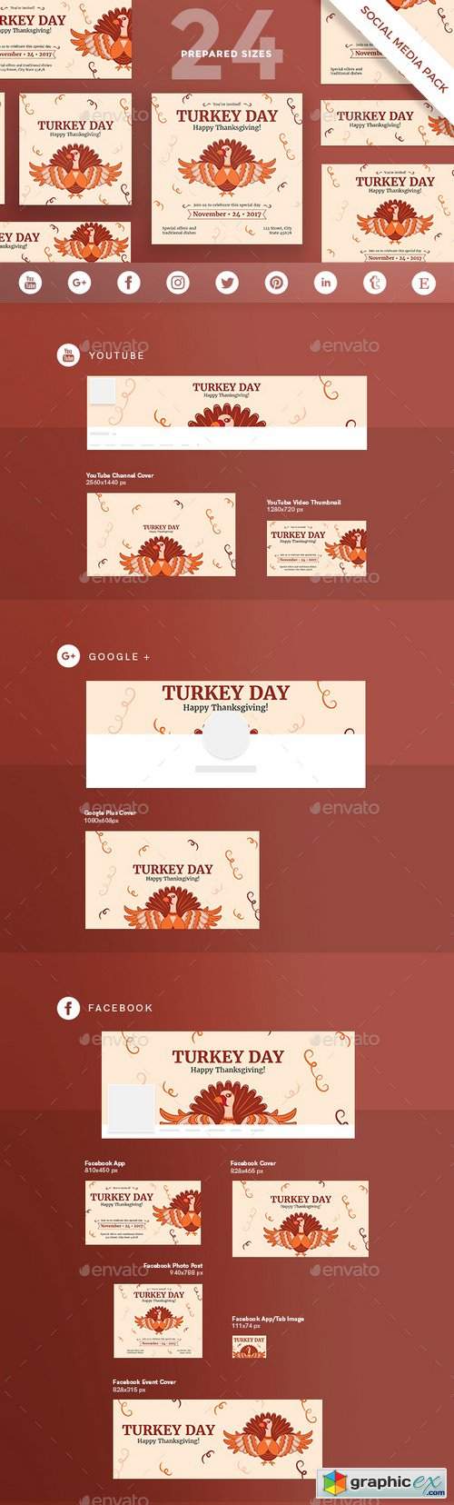 Turkey Day Social Media Pack