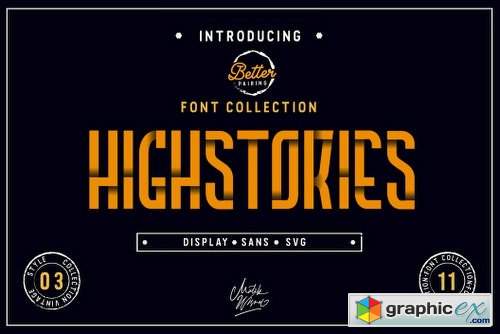 Highstories Family - Extra SVG font