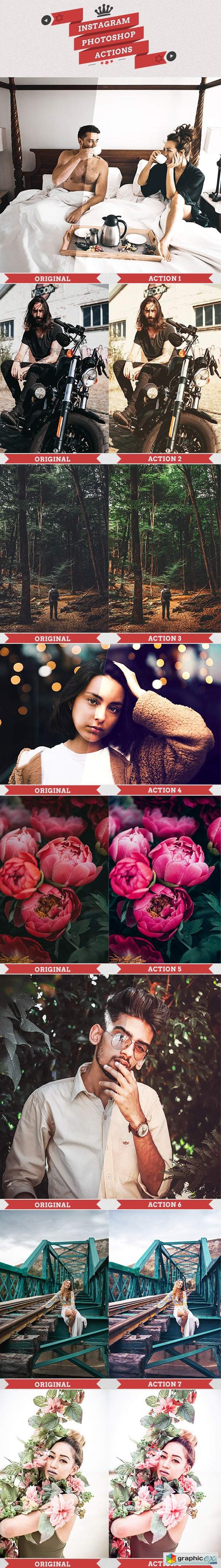 25 Instagram Filters Photoshop Actions