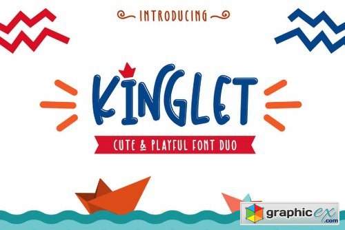 Kinglet / Cute Font Duo With Extra