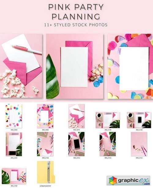 Pink Party Stationary Bundle