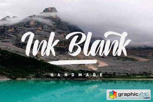 Ink Blank Font Family - 2 Fonts