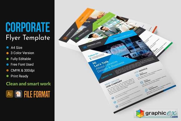 Corporate Flyer Template 2873834