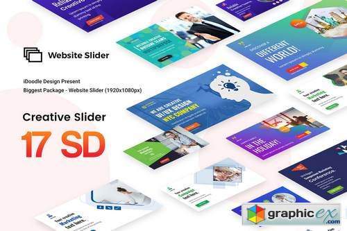 Creative Multipurpose Website Slider - 17 PSD