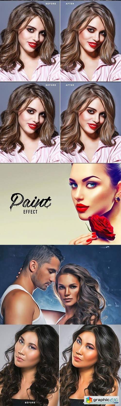 Paint Drawing Photoshop Action