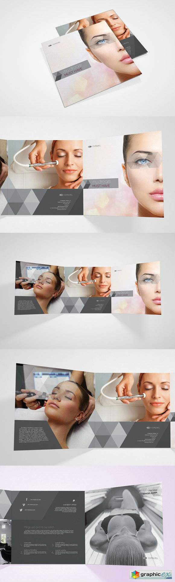 Beauty Salon Square Brochure