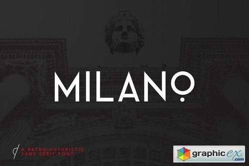 Milano - RetroFuturistic Sans