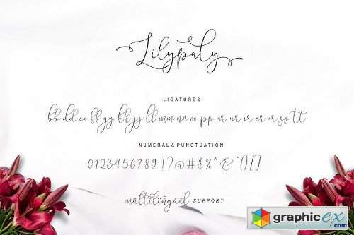 Lilypaly - A Handlettering Font