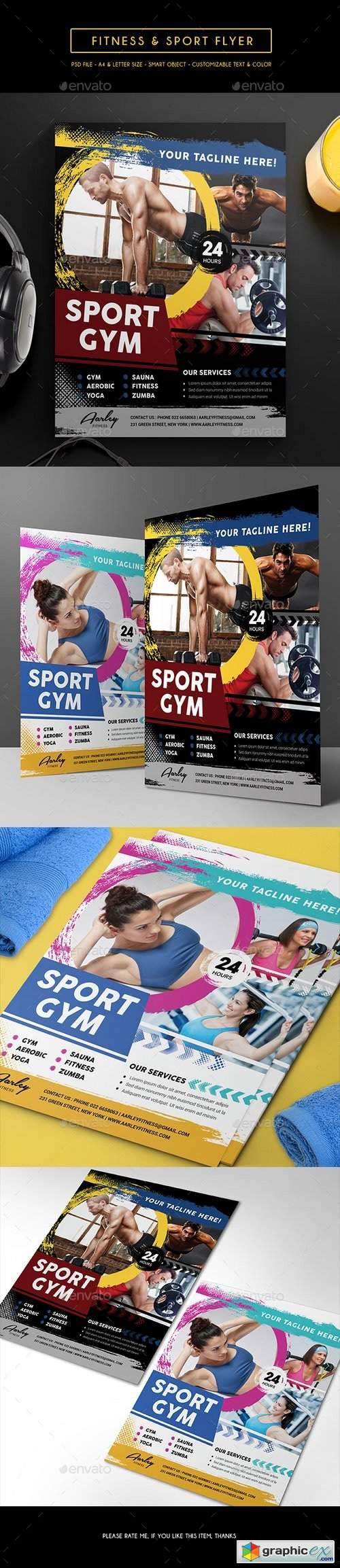Fitness & Sport Flyer 14355994