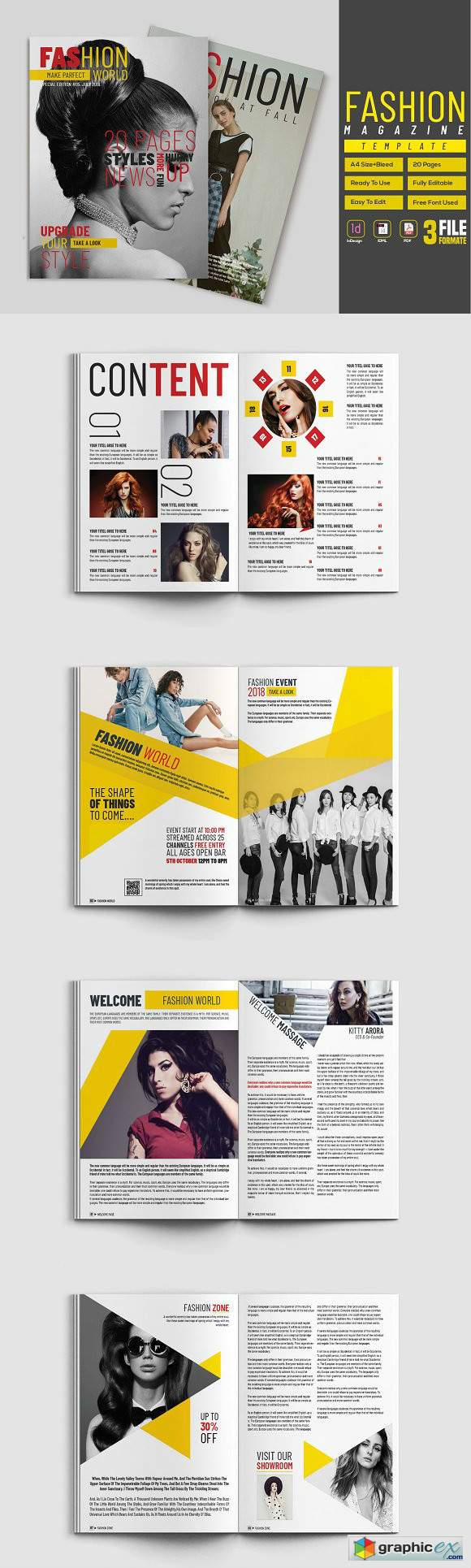 Fashion Magazine Template 2945164