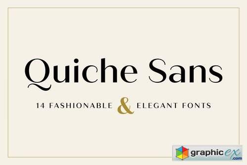 Quiche Sans Font Family