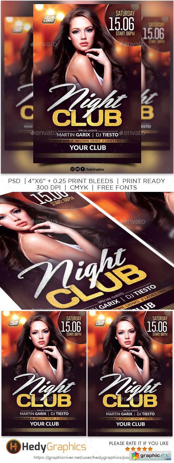 Night Club Flyer 22600073