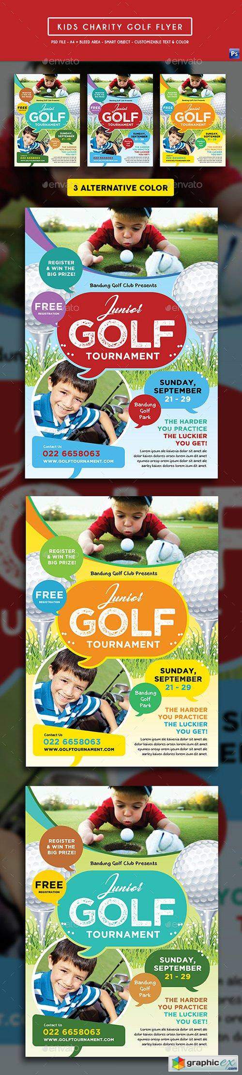 Kids Charity Golf Flyer