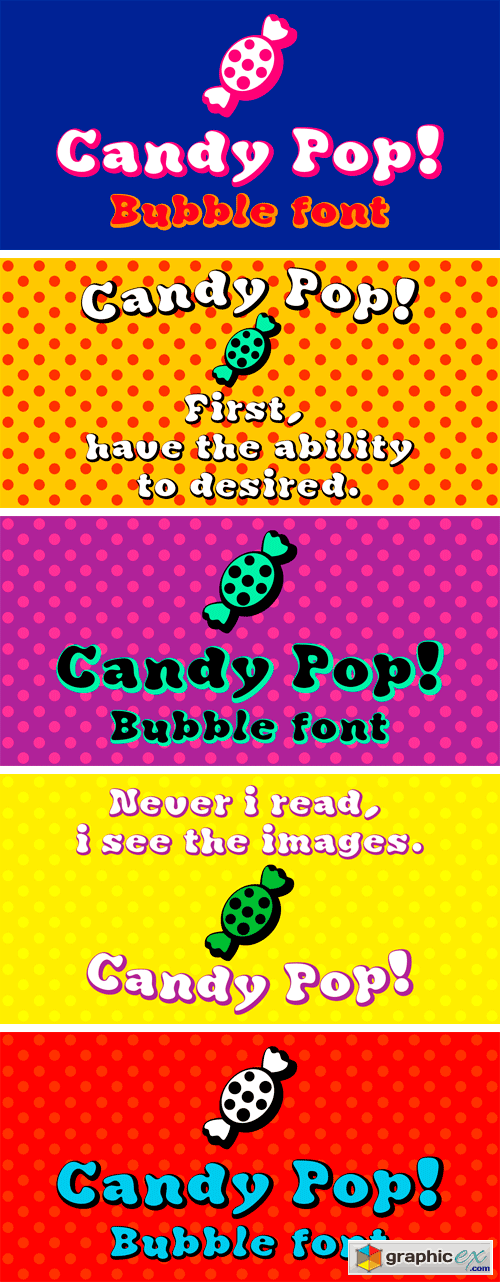 Candy Pop Font Family