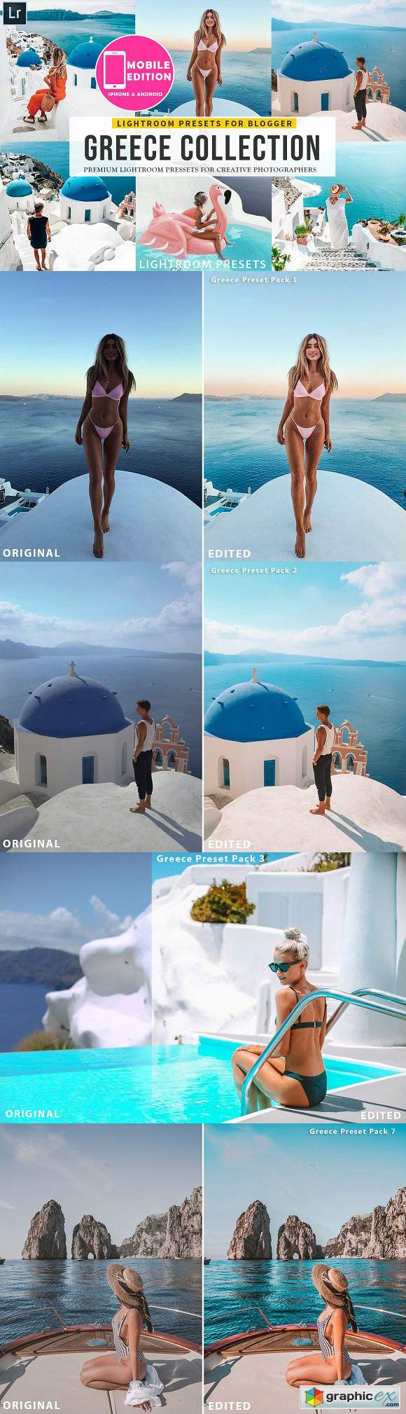 Greece Travel Lightroom Presets
