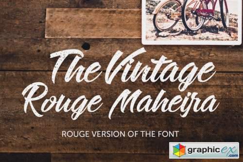 Rouge Maheira Font Family - 4 Fonts