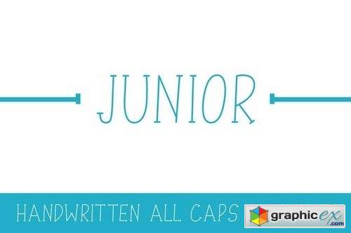Junior - Line Font