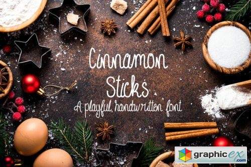 Cinnamon Sticks Font