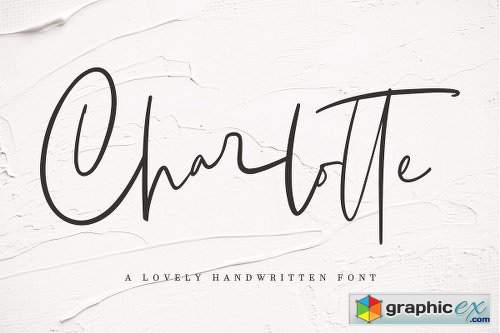 Charlotte | Handwritten Font