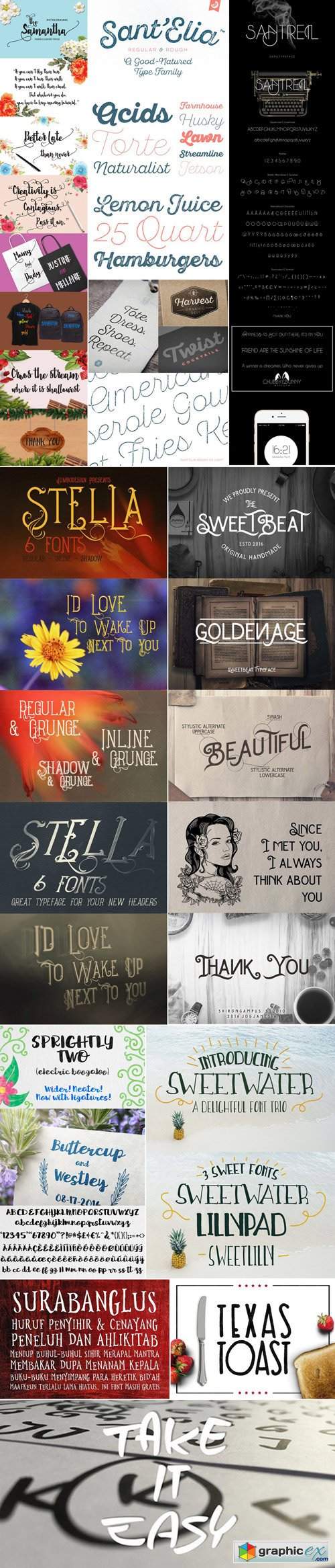 Mix Fonts Bundle 66