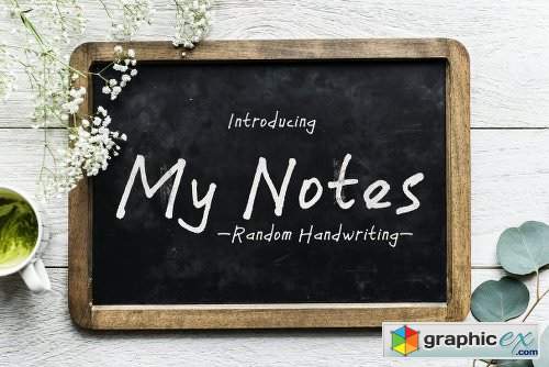 My Notes - A Handwritten Font