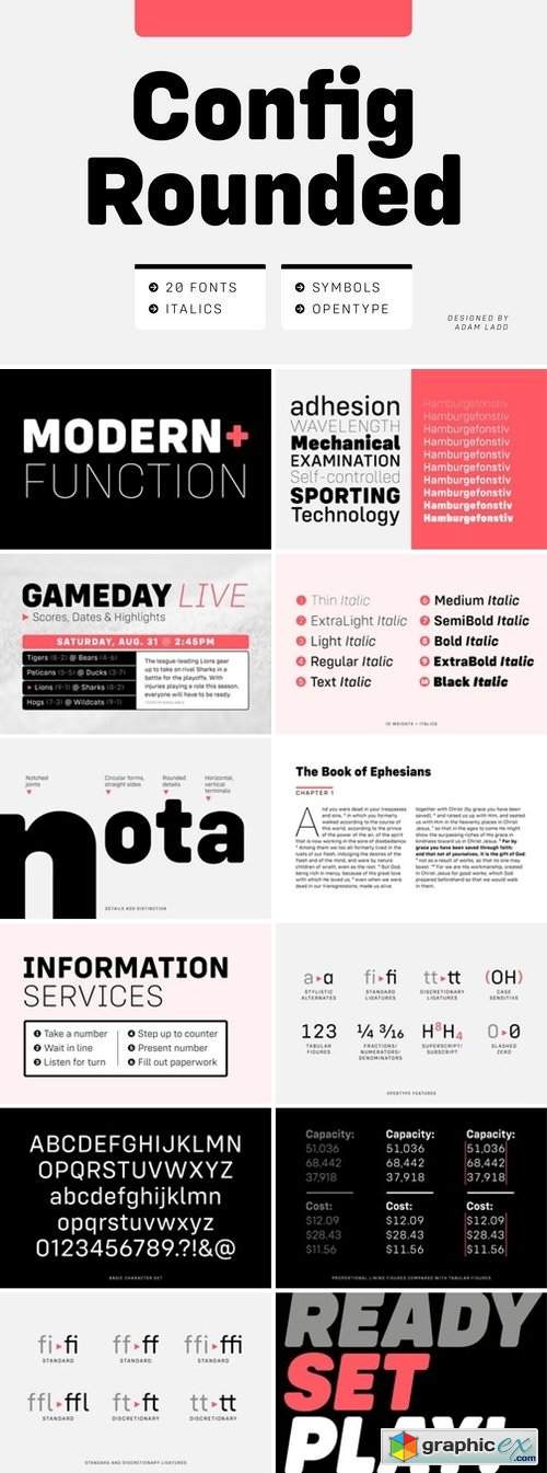 Config Rounded Font Family 3020922