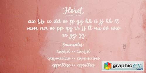 Floret Font Family - 6 Fonts