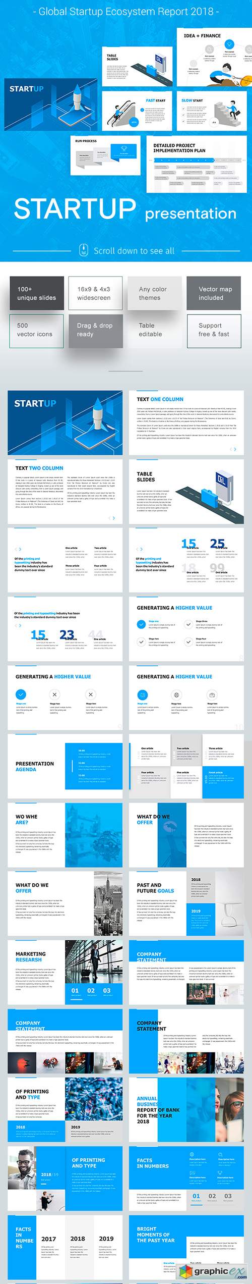 Start up Pitch Powerpoint Template