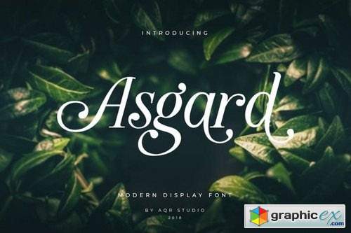 Asgard Display Font