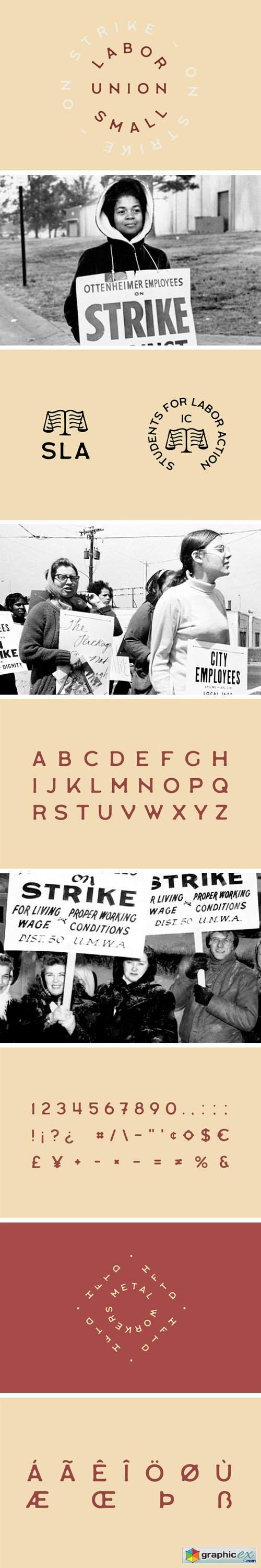 Labor Union Small Font