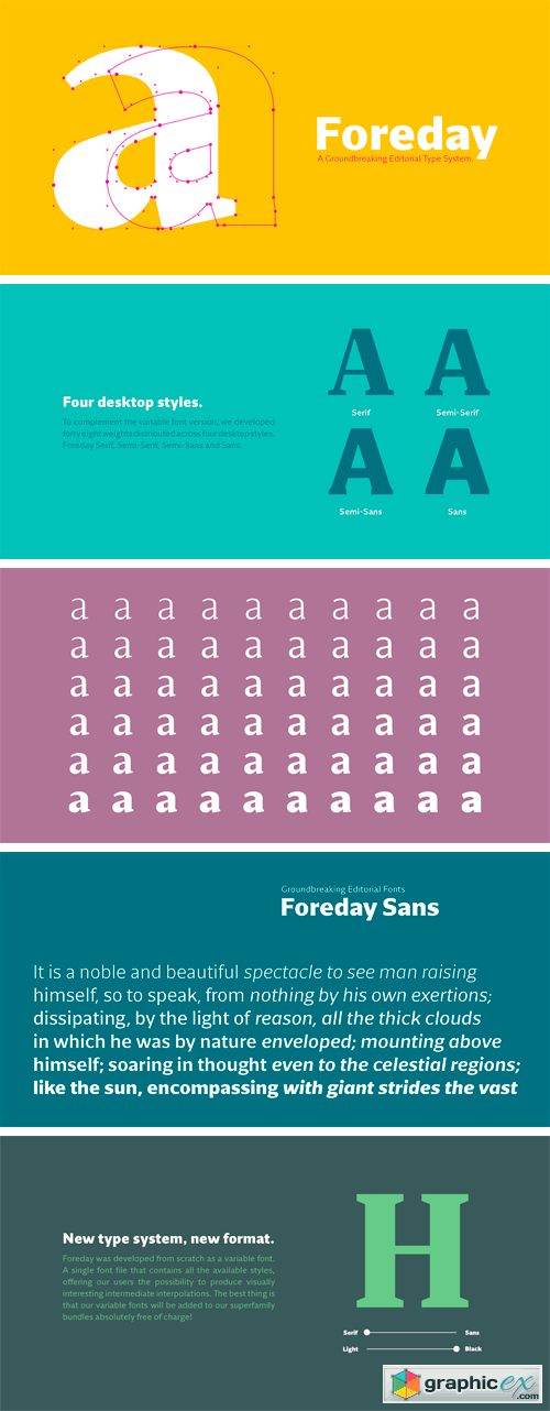 Foreday Sans Font Family