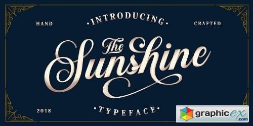 The Sunshine Script Font Family - 2 Fonts