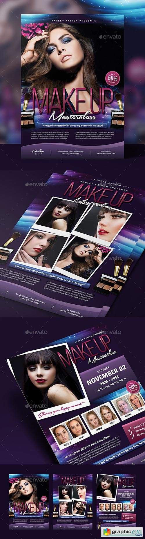 Beauty Make-up / Cosmetic Flyer