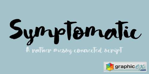 Symptomatic Font Family - 2 Fonts