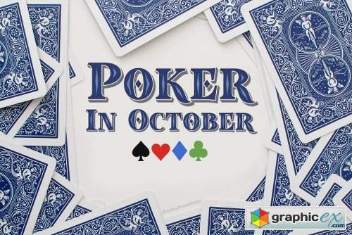 Poker In October Layered Color Font
