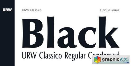 URW Classico Font Family - 8 Fonts