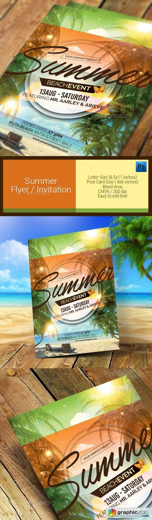 Summer Event Flyer / Invitation