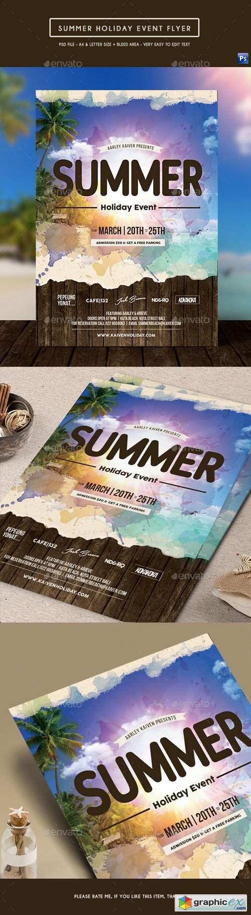 Summer Holiday Event Flyer