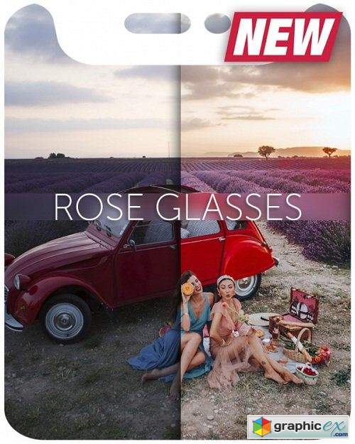 Katie.One - Rose Glasses Mobile & Desktop Lightroom Presets