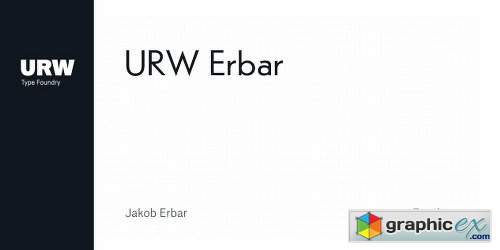 URW Erbar Font Family - 7 Fonts