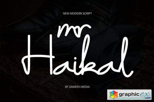 Mr Haikal Typeface