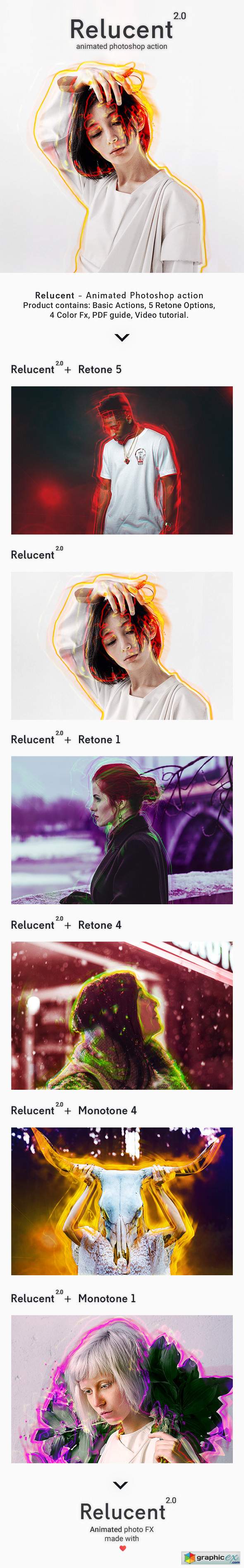 Animated Relucent 2.0 - Photoshop Action