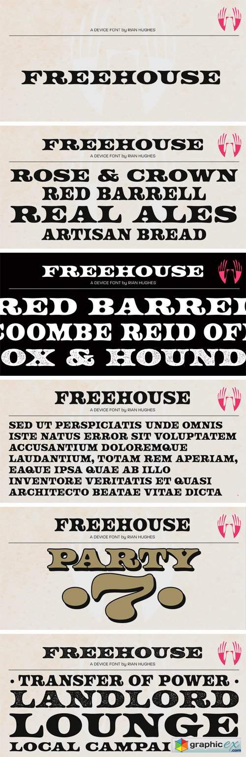 Freehouse Font Family