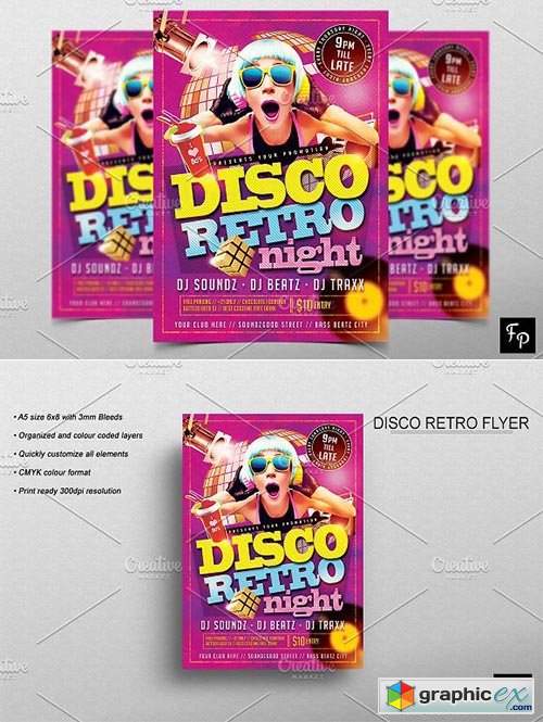 Disco Retro Flyer