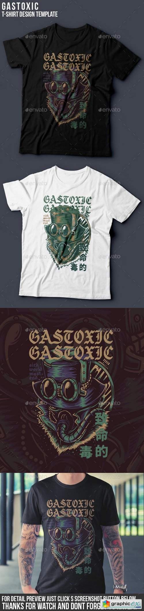 Gas Toxic T-Shirt Design