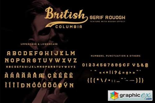 British Columbia Font Family - 6 Fonts