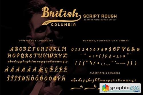British Columbia Font Family - 6 Fonts