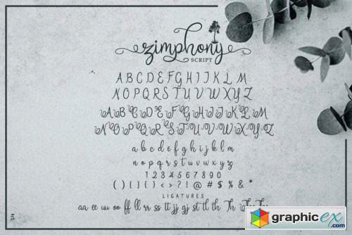Zimphony Duo Font Family - 3 Fonts