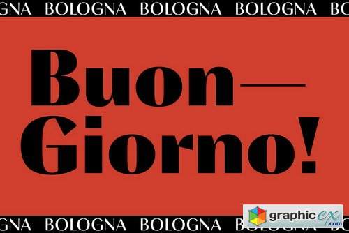 Bologna Font Family